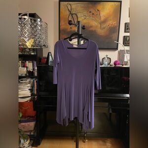 Sympli Deep Purple Tunic Top